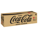 Coke Vanilla zero sugar - 355 ml, 12pack Cans pack x 10 Cases (120 Cans )