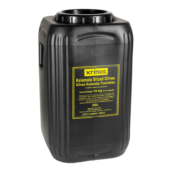 Kalamata olive slice 10 kg ( Krino's)