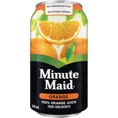 Minute maid pure 100% Orange  juice 330mlx24 Package