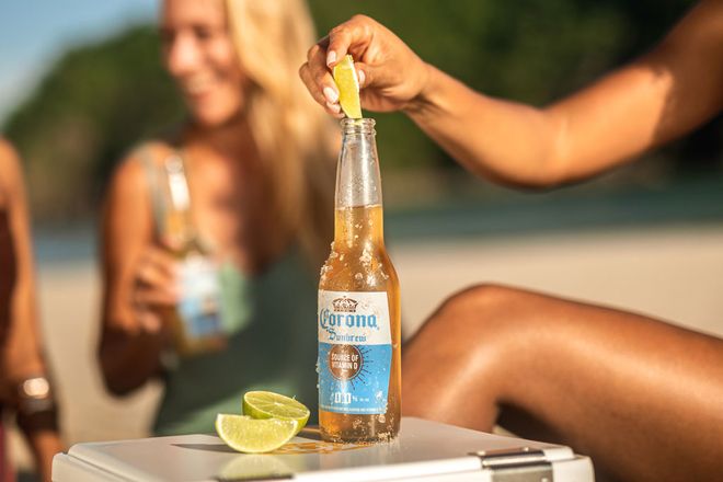 Non Alcoholic Beer Corona  glass bottle 4x6pack