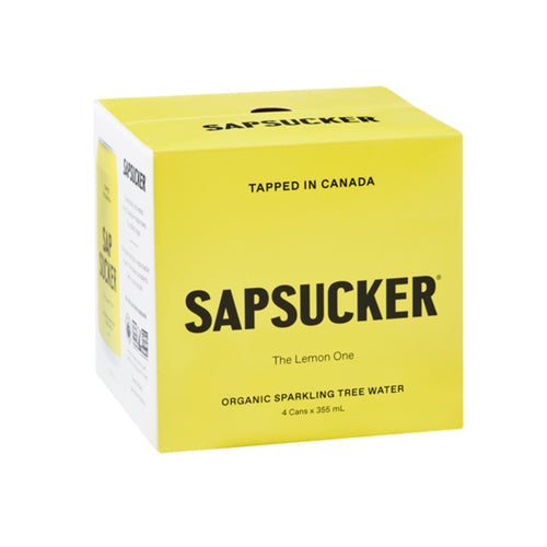 Sap Sucker sparking  maple  water 4 PK ( 4 CANS) LEMON  flavour