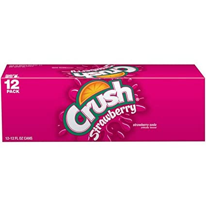 Crush strawberry | 355 ml, 12 pack Cans