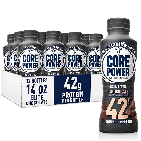 Fairlife Core Power High Protein(42g) Milkshake Elite Chocolate -414 ml x12 Elite