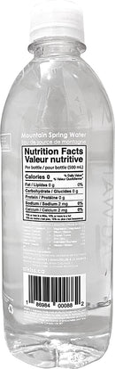 ALKISS 500mil 24 PACK Mountain spring water