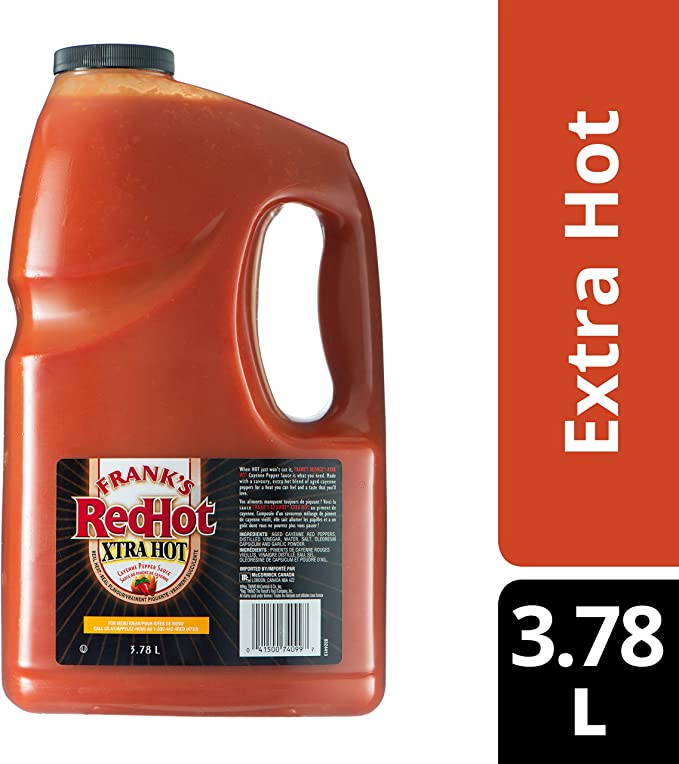 FRANK'S REDHOT extra hot sauce 3.78Lx2
