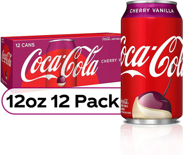 Coca Cola Cherry Flavour - 355ml, 12pack Cans*