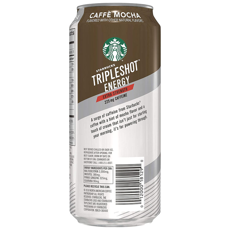 Starbucks Triple Shot energy  Mocha - 443ml, 12pack cans