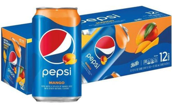 Pepsi Mango - 355ml, 12pack Cans*