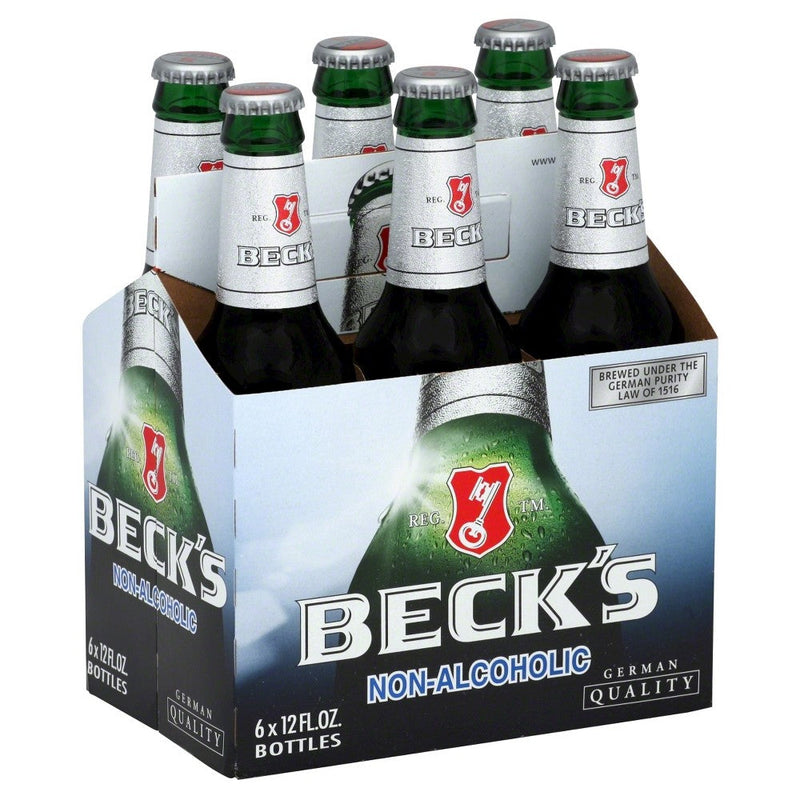 Non Alcoholic Beer BECK'S  glass bottle 4x6 pack