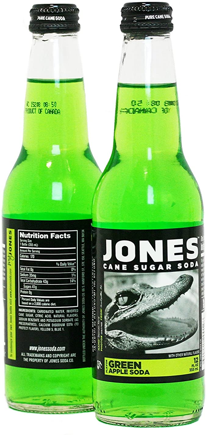 Jones Green Apple  355 ml x 12 Pack