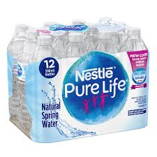 Nestle Pure Life Water 500ml, Pack of 12 Bottles