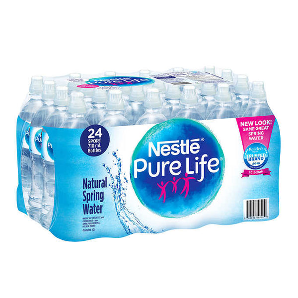 Nestle Pure life Water 710ml, Pack of 24 bottles