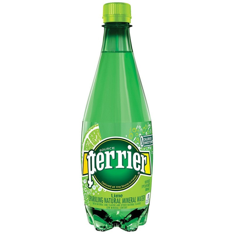 Perrier Sparkling Water Lime carbonated 1Litre - 2x6 Pack PET(12pk )