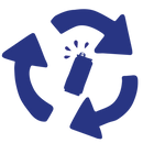 Plastic deposit recycle 24 pk 100ml -1 L