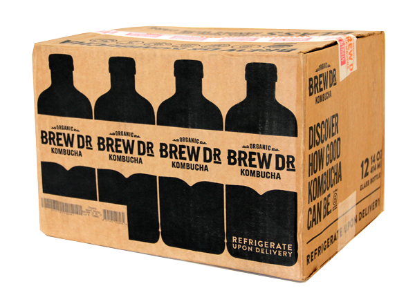 BREW DR. Kombucha - ISLAND MANGO 12 pk
