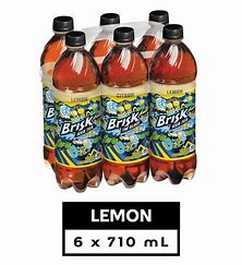 Brisk lemon ice tea -710 ml, 6 pack