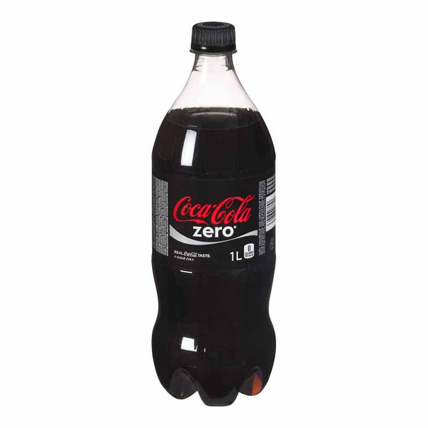 Coca-Cola OR Coke Zero - 1Litre x 12 bottles