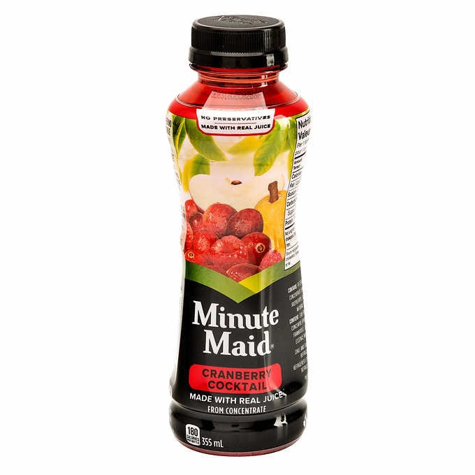 Minute Maid Cranberry - 355ml, 12pack