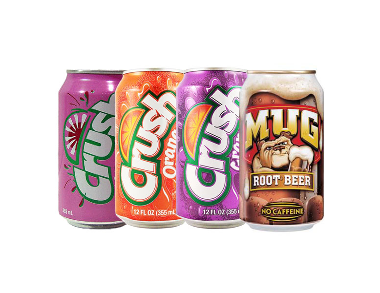 Crush Variety Pack 355 ml. 24 pack Cans
