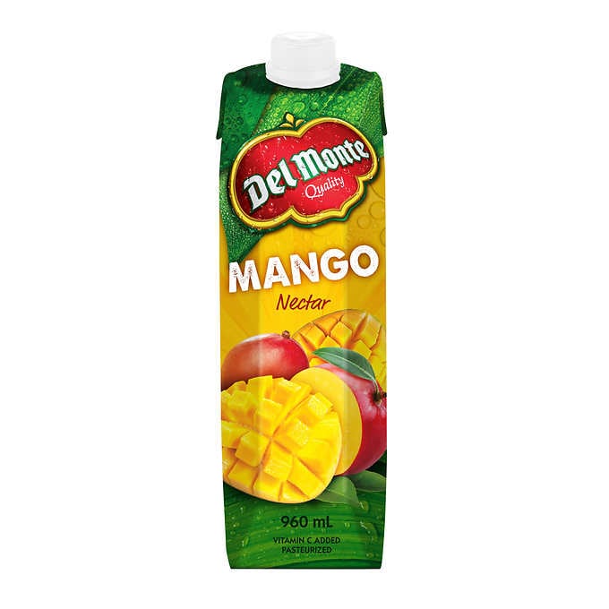 Del Monte Mango juice - 960ml, 12pack