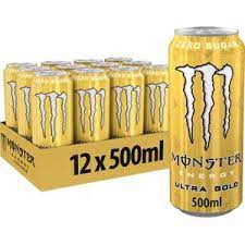 Monster Energy Drink Ultra gold - 473ml, 12pack*