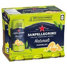 San pellegrino  Pompelmo Grapefruit- 330mlx4x6 pk cans (24)