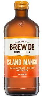 BREW DR. Kombucha - ISLAND MANGO 12 pk