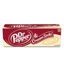 Dr Pepper cream soda - 355ml - 12pack Cans*