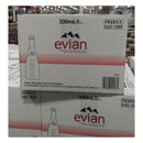 Evian Water 330ml, Pack of 20 Glass Bottles