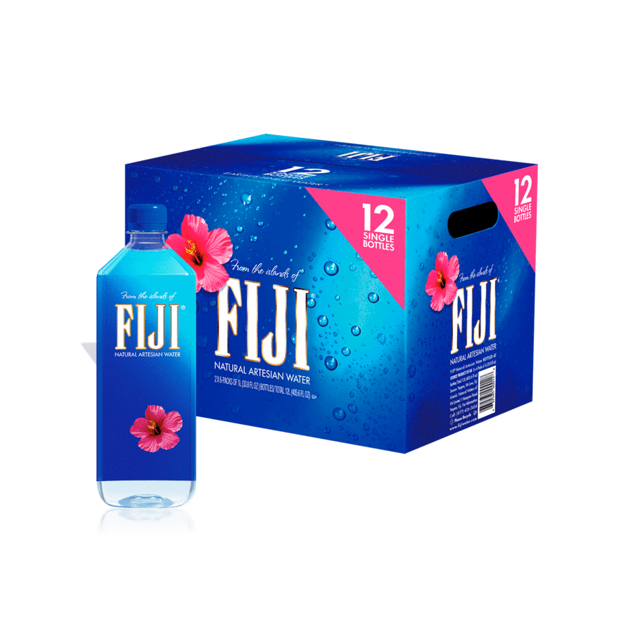 Fiji Natural Artesian Water | 1 L x 12 Bottles