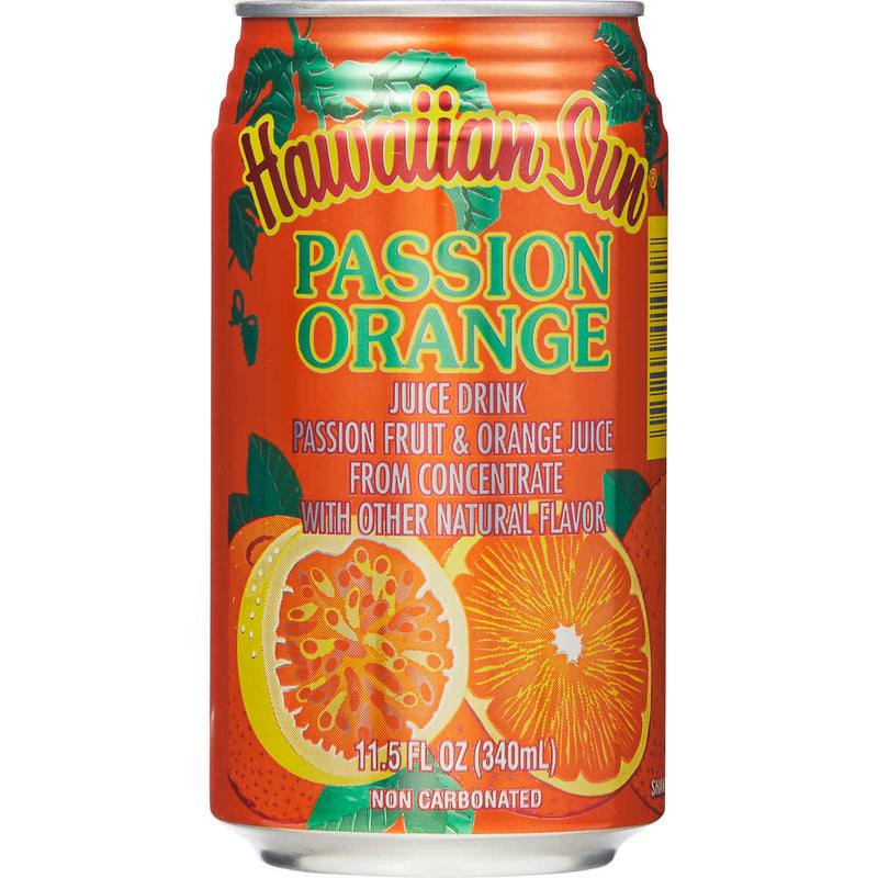 Hawaiian Sun Drink Passion Orange 340ml x 24 cans