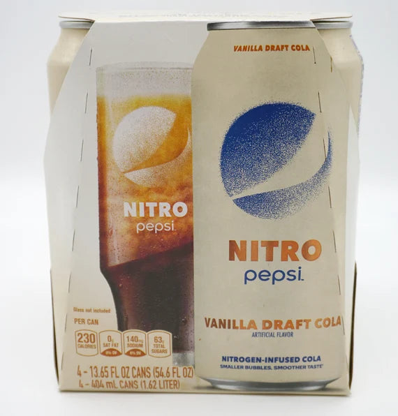 Nitro Pepsi Vanilla Draft Cola  12 pk (13.65 oz)