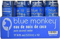 Blue Monkey Pure Organic  Coconut Water With-Pulp - 500ml, 24 pack