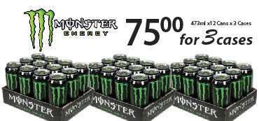 monster green energy drink        