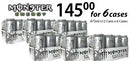 Monster Ultra Zero 473mlx12pk x 6 cases