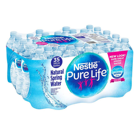 Nestle Pure Life Water 500ml, Pack of 35 Bottles