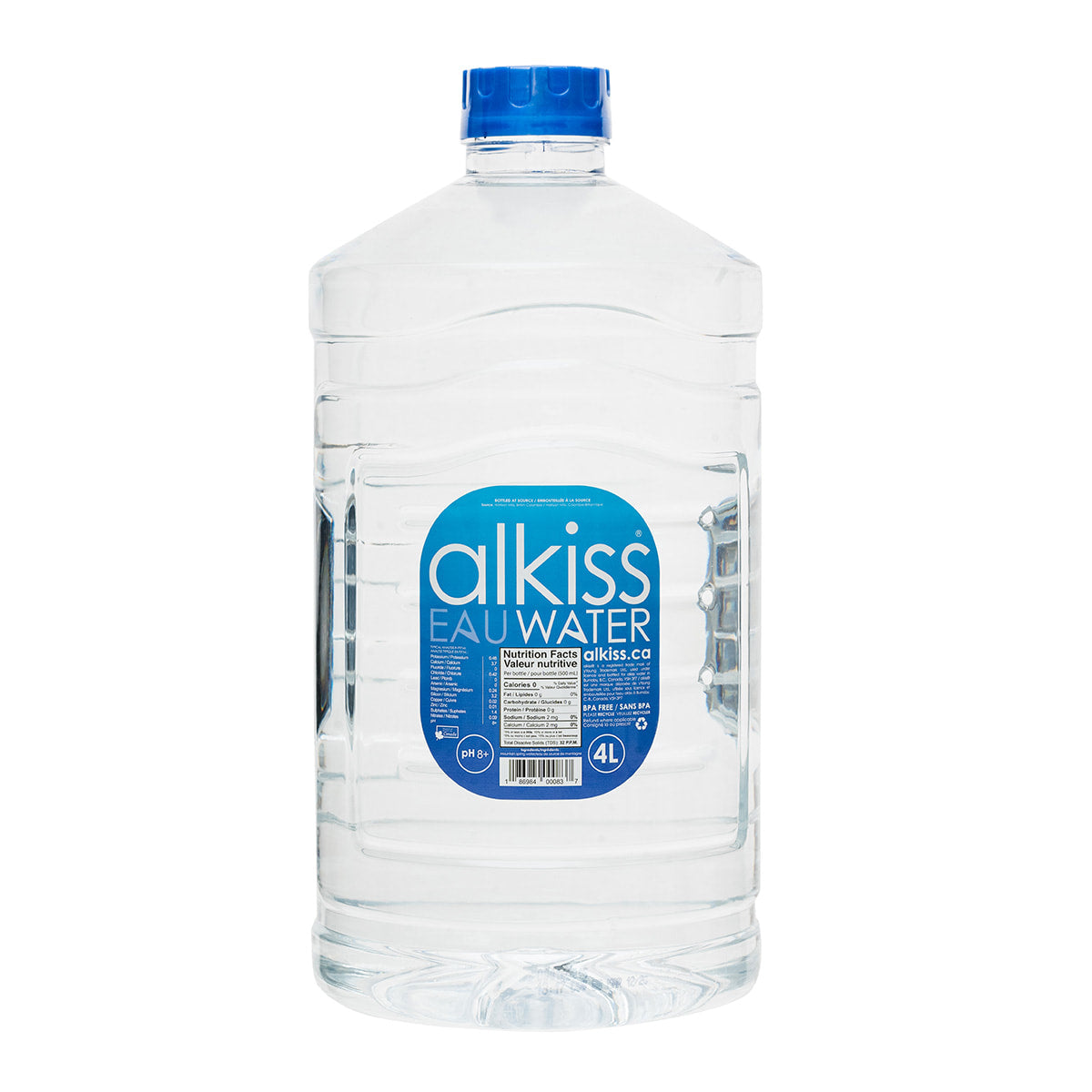 ALKISS 4 liter water Alkaline spring waterX4