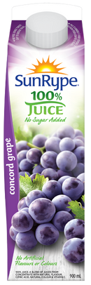 SUNRYPE 900 GRAPE JUICEx12 pk